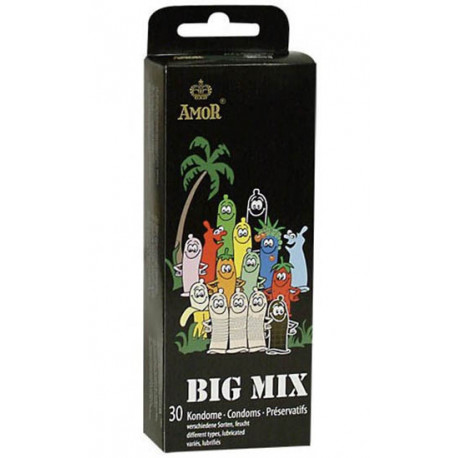 Big Mix - Pack 30 Préservatifs - Amor