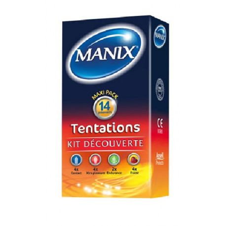 Préservatifs Manix Tentations (Discovery Kit) - x14