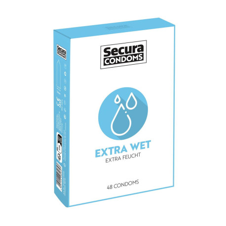 Préservatifs Secura ''EXTRA WET''