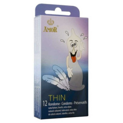 12 Préservatifs masculins Amor ''Thin''